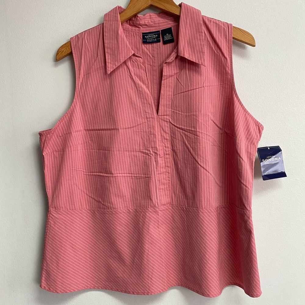 NWT SONOMA SLEEVELESS TOP - 1X